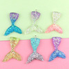 Two-color accessory, pendant with accessories, resin, mermaid, wholesale