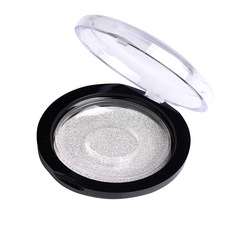 Eyelash palette eyeshadow travel case lash box false eyelash box a pair of round eyelash boxes