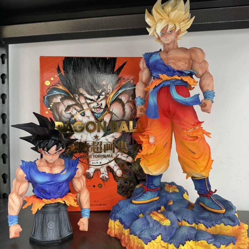 [原头货源}JT初超悟空 七龙珠动漫周边手办GK潮玩场景桌搭雕塑