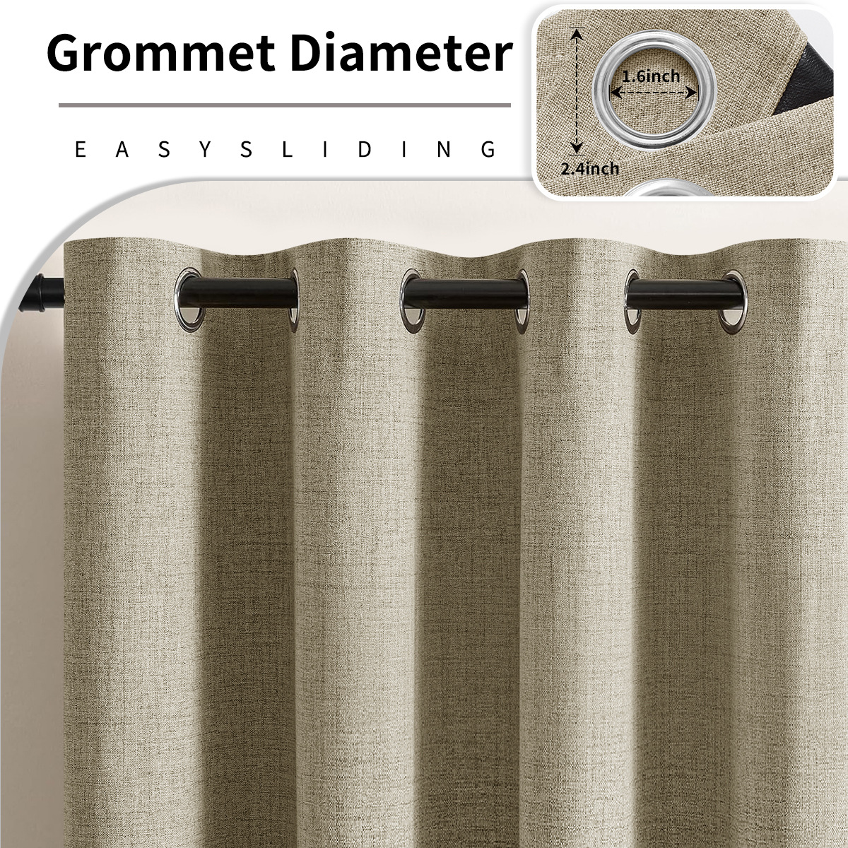 El superventas de Amazon, imitación de cáñamo, cáñamo arcoíris, película negra, cortinas opacas completas, protección solar para sala de estar, fabricante de fuentes de cortinas terminadas