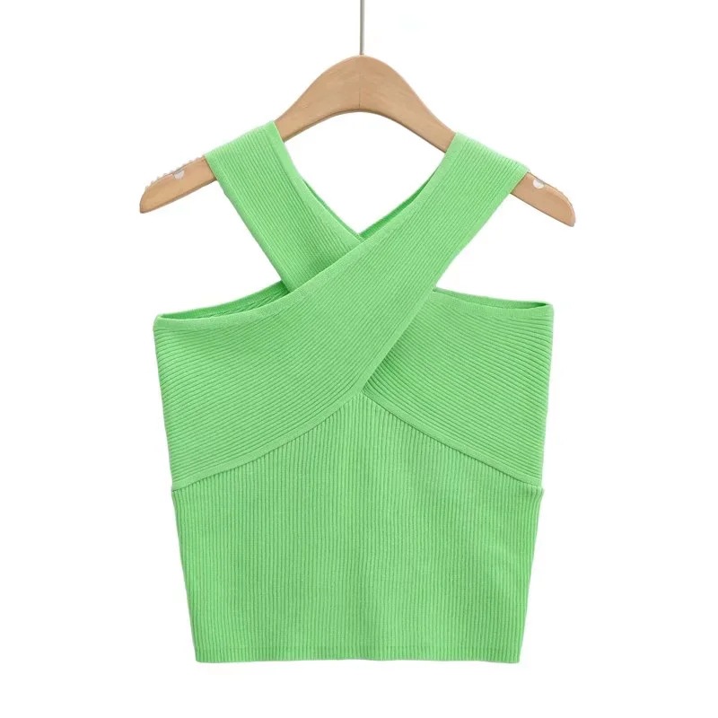 Women's Vest Tank Tops Backless Casual Classic Style Solid Color display picture 5