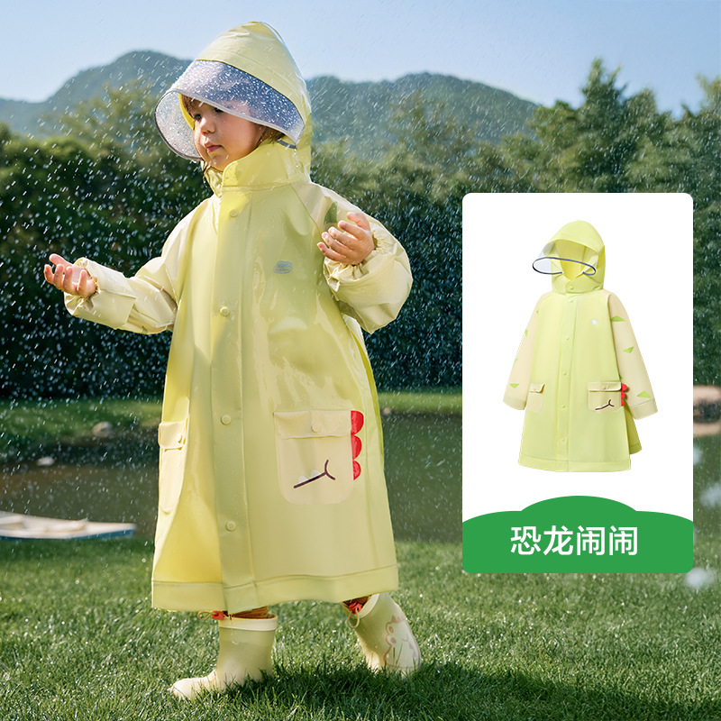 KK árbol impermeable para niños niños niños niñas estudiantes de primaria con mochilas escolares bebé jardín de infantes escuela especial poncho al aire libre