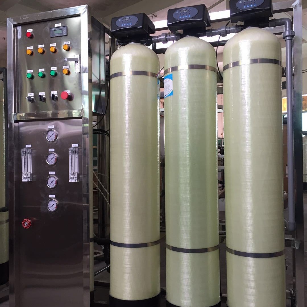 RO Reverse Osmosis Water Treatment Equipment Industrial Water Purifier Well Water Pre-filtration to Ion Purified Water Small Tons Equipment