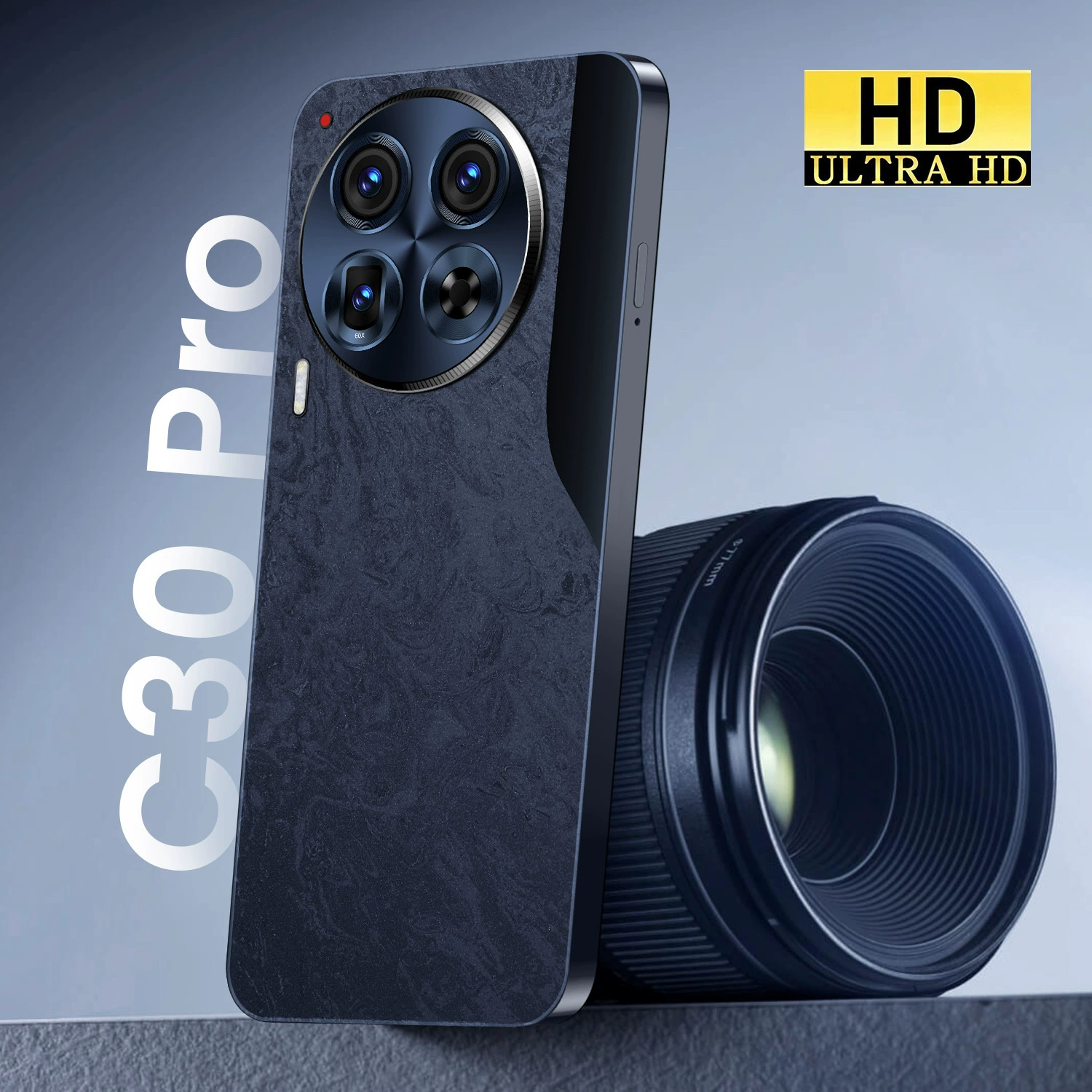 Смартфон Android C30 Pro 16+1T, 3 цвета (Белый/Черный/Морской синий)