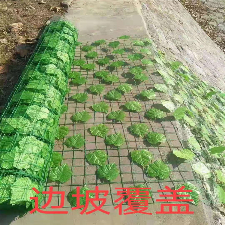 山体绿网包塑荷兰网 土坡防护覆盖绿叶网