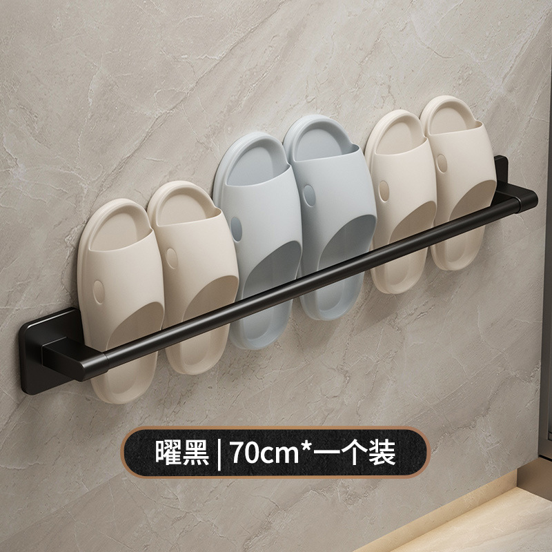 블랙 70cm 3 인용 슬리퍼 랙 (패치 유형)