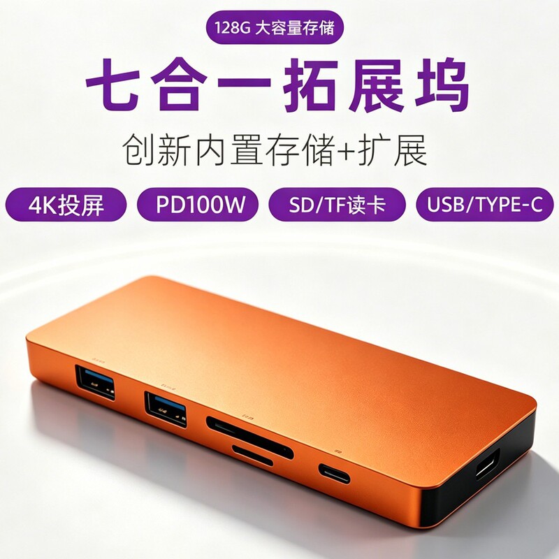 USB Hard Drive Splitter Hub Adapter Type-C Laptop Extender Data Cable Type-C Docking Station USB Hard Drive Splitter Hub Adapter Type-C Laptop Extender Data Cable Type-C Docking Station