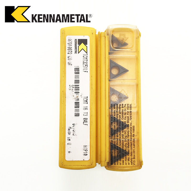 肯纳三角形车刀片TCMT16T304LF KCP10加工钢件