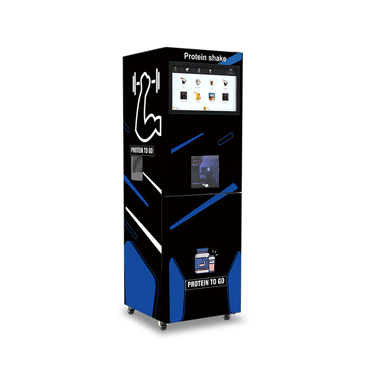 Máquina expendedora de café instantáneo automática comercial sin personal, máquina expendedora de café vertical grande, venta directa del fabricante, con receta y sistema backend.