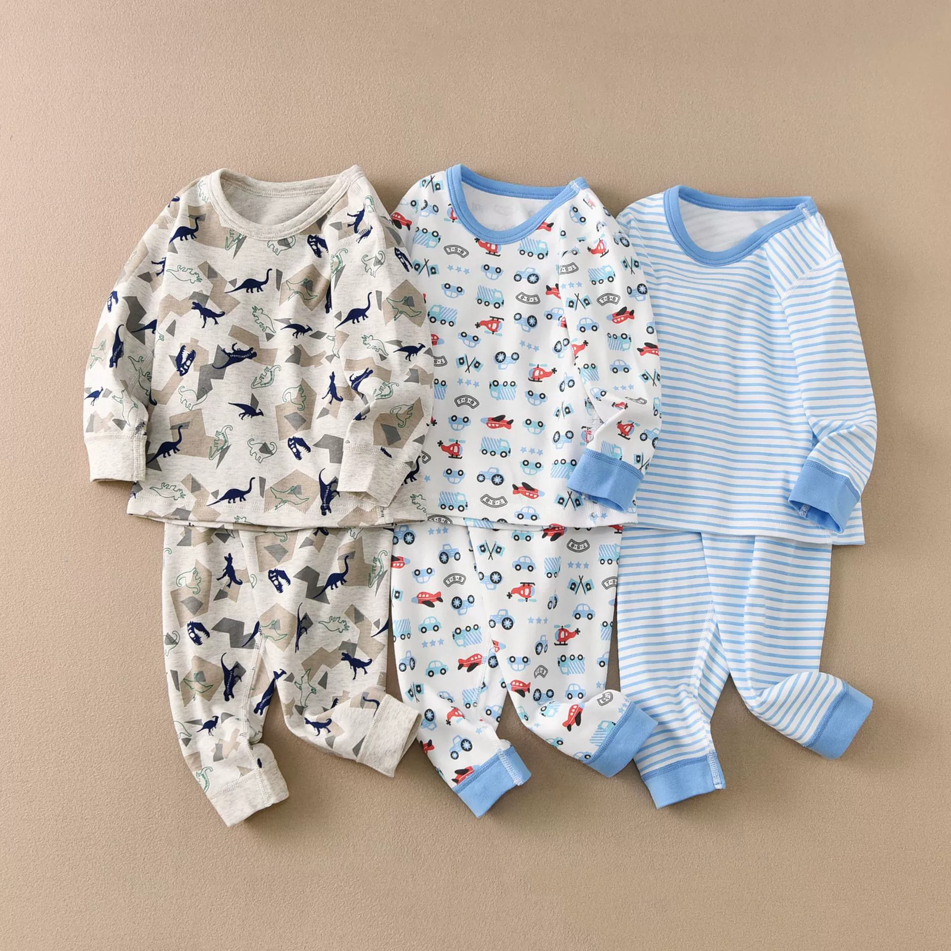 松优西松屋 японская пижама, детский комплект, хлопковая длинная футболка с длинным рукавом, термобельё