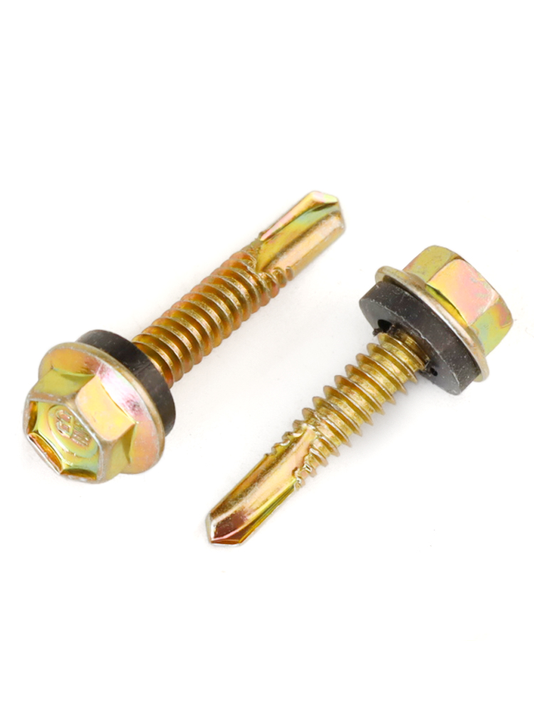 LL 외부 육각 드릴 테일 나사 셀프 태핑 셀프 드릴링 더브테일 와이어 철판 강판 컬러 스틸 타일 나사 M4.8M6