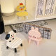 Net red desktop cute mobile phone bracket creative puppy chicken rabbit ornaments soft rubber chair bracket night market wholesale
