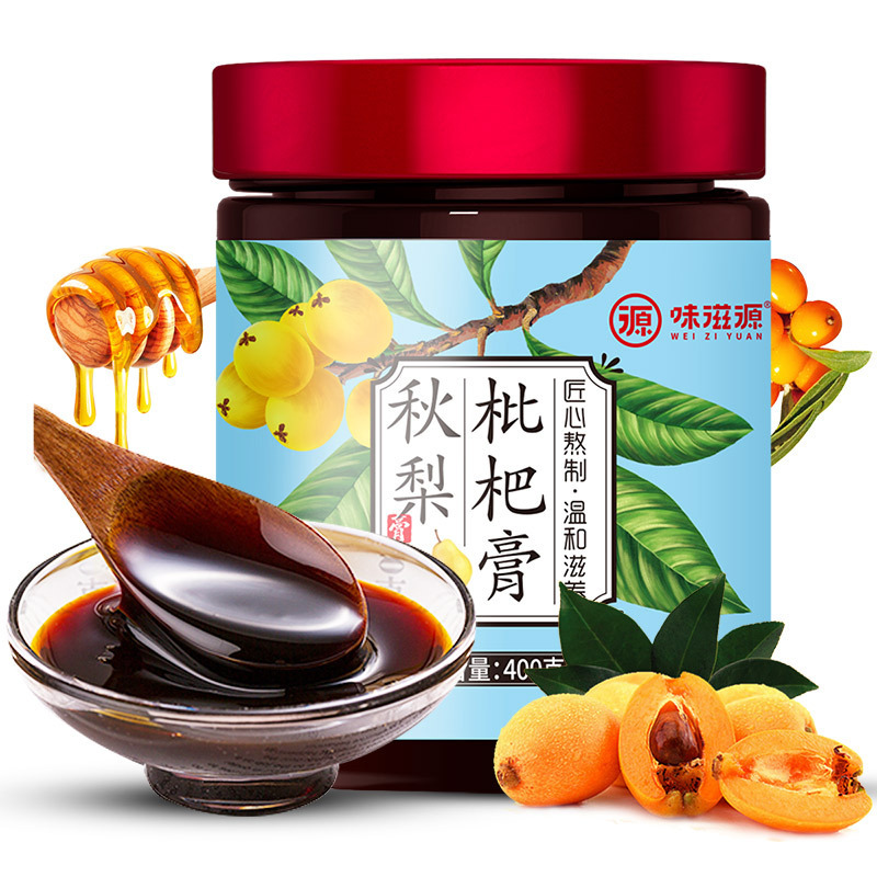 枇杷秋梨膏手工琵琶慈梨膏砀山纯冰糖雪梨膏老人儿童莱阳琵芭400g|ms