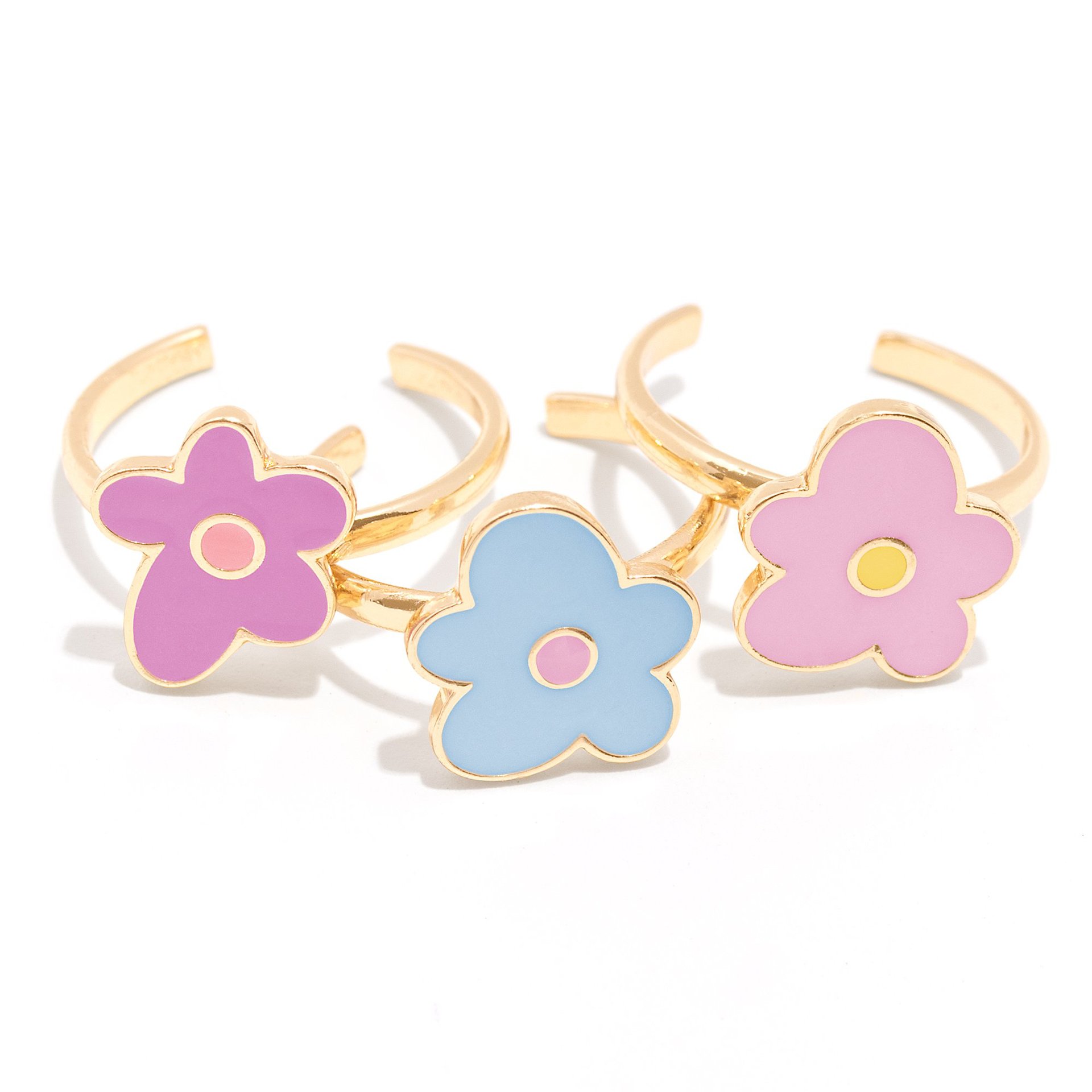 Fashion Flower Copper Open Ring 1 Piece