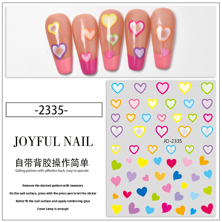 컬러 스타 스티커 JO-2335