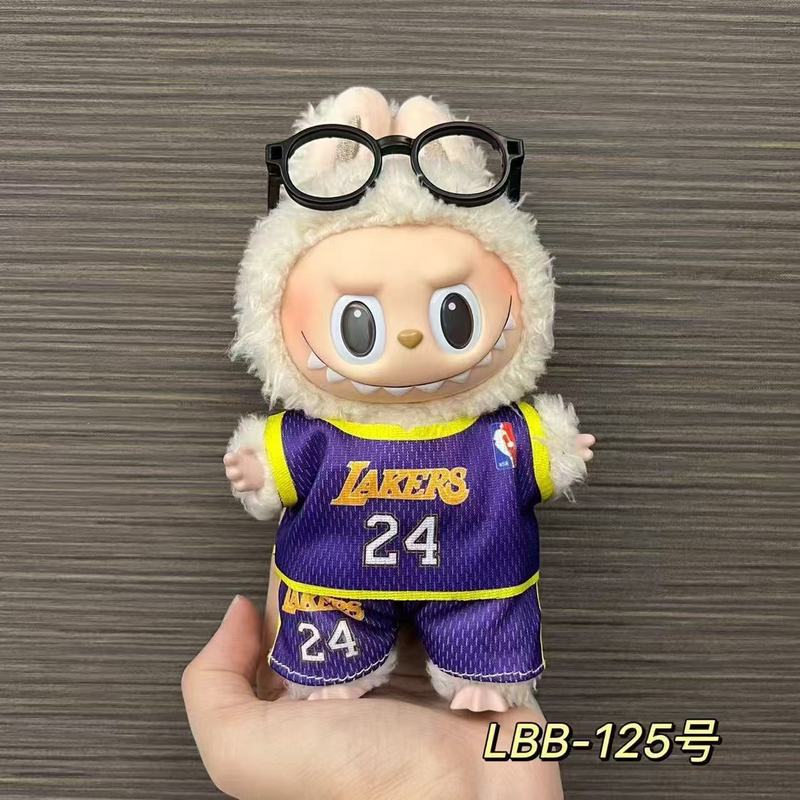 123世代ラブブベビー服17cmラブブブラインドボックス人形ボールスーツ着替えスーツCロナウド着替え服なし|undefined