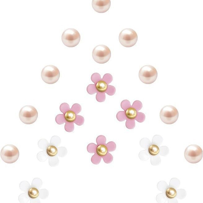 Bolsas de hoyos DIY decoración de perlas daisy hoyos bolsas de joyería colgante set