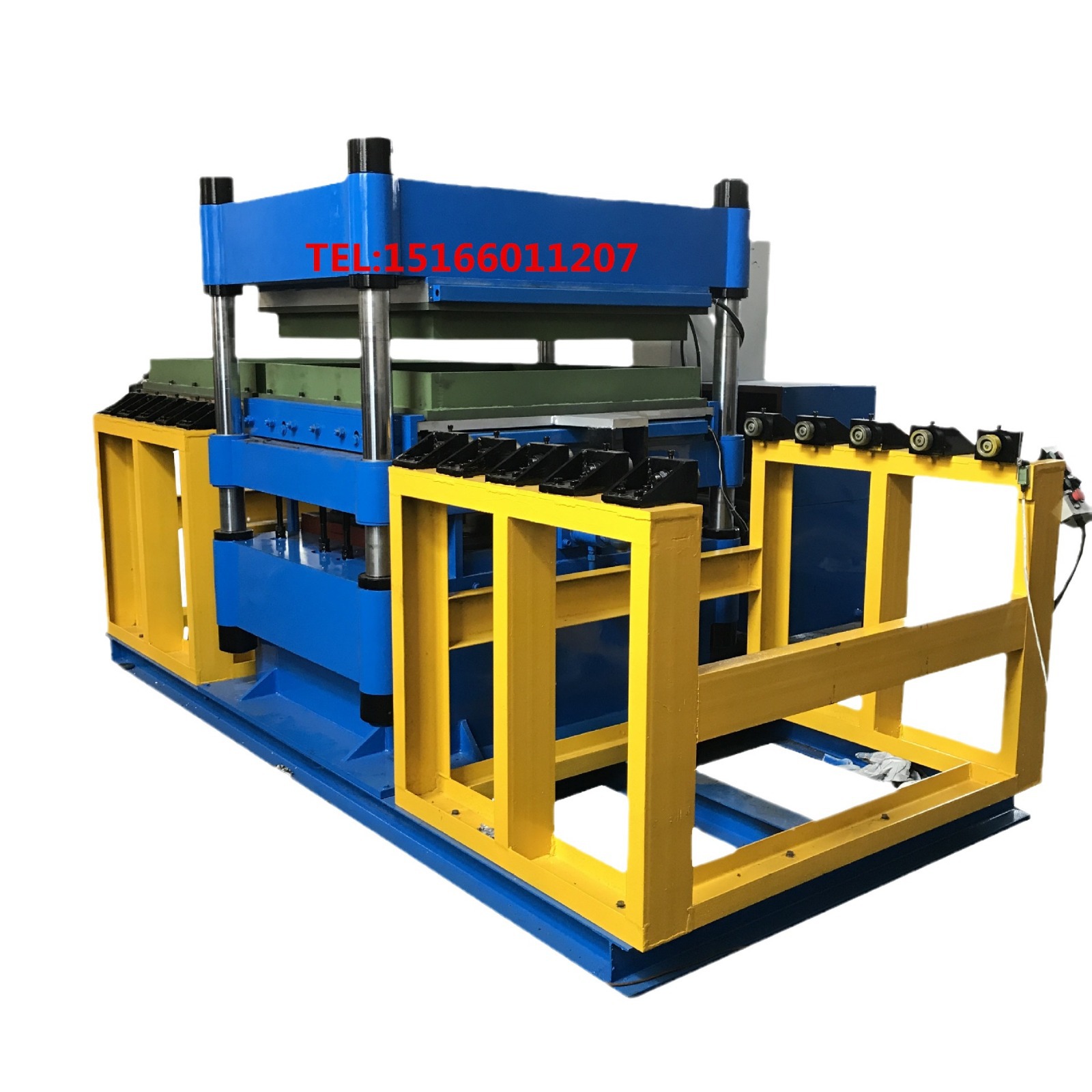 一米地砖热压机 复合材料地砖硫化机 多层胶粉颗粒热压机