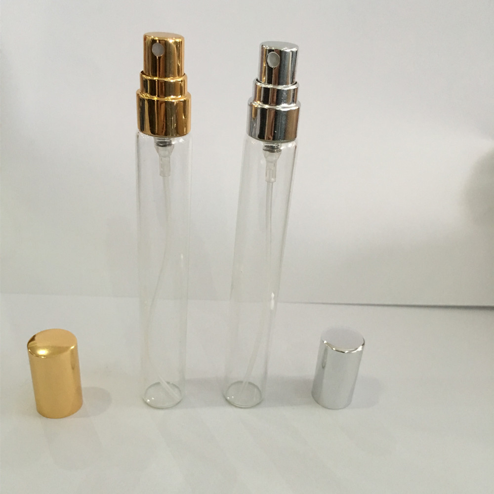 【厂家热卖】2ml3ml5ml8ml10ml香水玻璃瓶含电化铝喷头