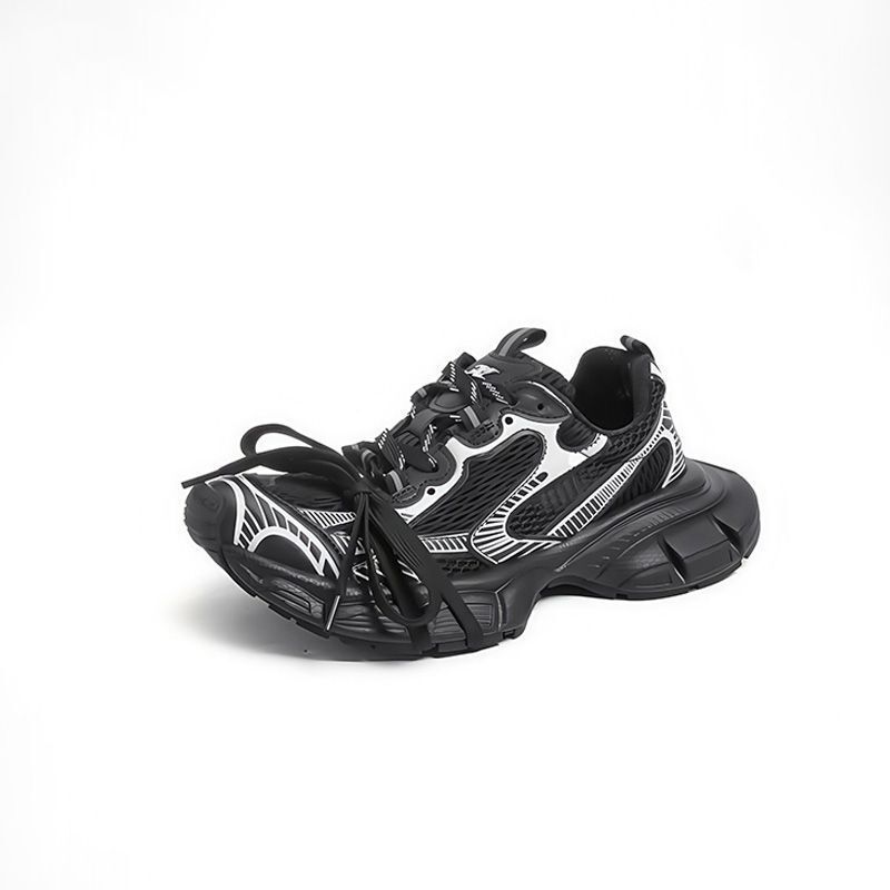 Height-Increasing Couple Shoes 2025 New Summer Casual Sports Shoes Ultra-Light Paris Distressed Dad Shoes Men's and Women's Thick Soles