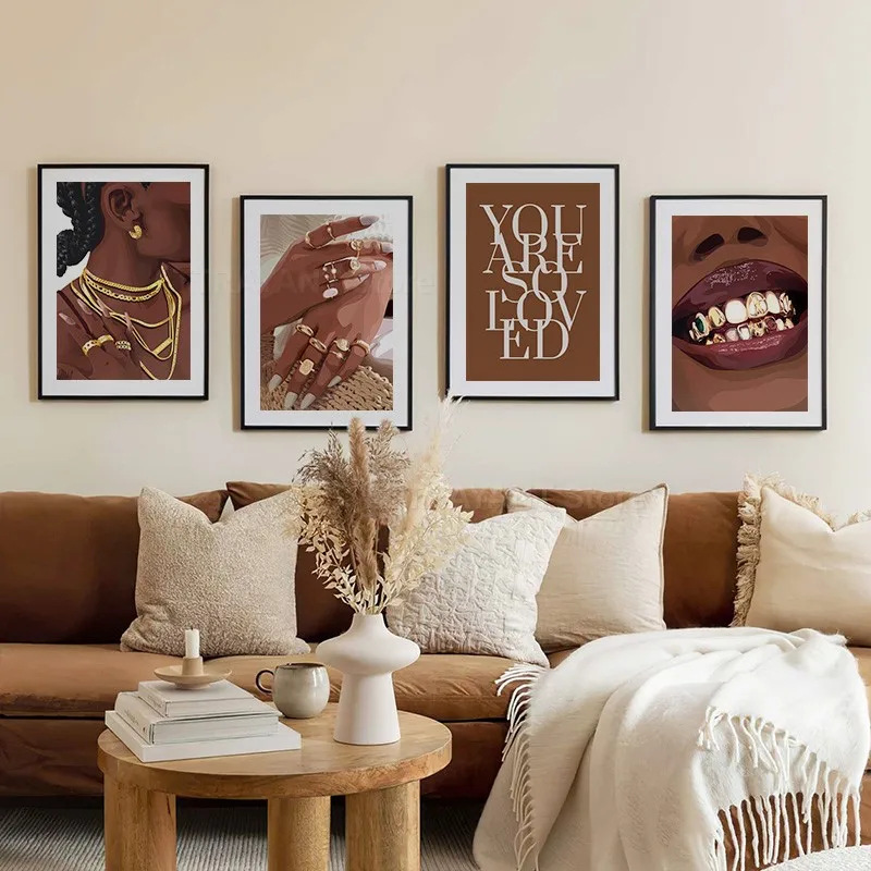 Sexy Style Sexy Human Letter Canvas Hanging Painting Wall Art
