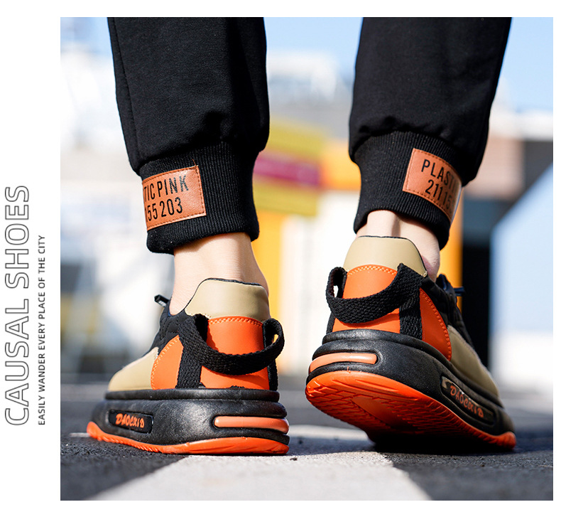 Scarpe casual da uomo Scarpe sportive Sneakers Tessuto sintetico Calzature leggere e versatili_voghion.com