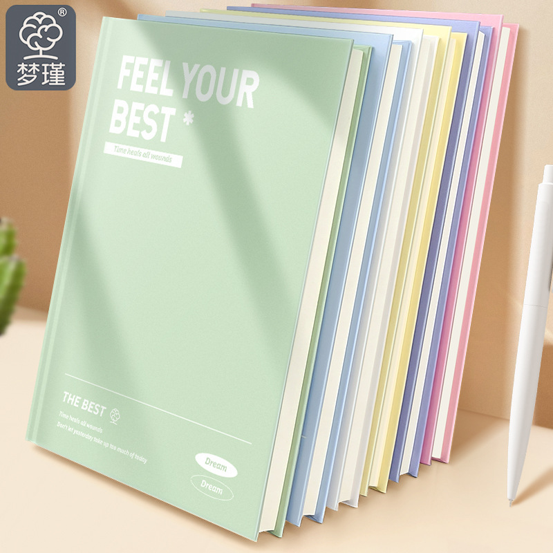 A5 caja dura cuadrada cuadrada exquisita cubierta dura cuadrada cuadrada