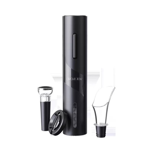 Circle Joy Black Warrior Electric Wine Bottle Opener Wine Set Home Automatic Wine Bottle Opener