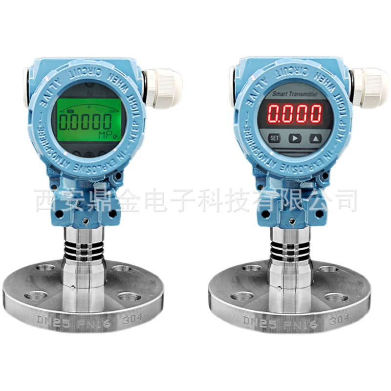 Датчик уровня давления с одним фланцем 4–20 мА, RS485, 0–10 В, HART опционально