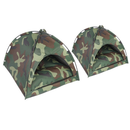 Cross-border cat nest for all seasons Internet celebrity cat tent cat house closed camouflage Oxford cloth dog bed cat nest