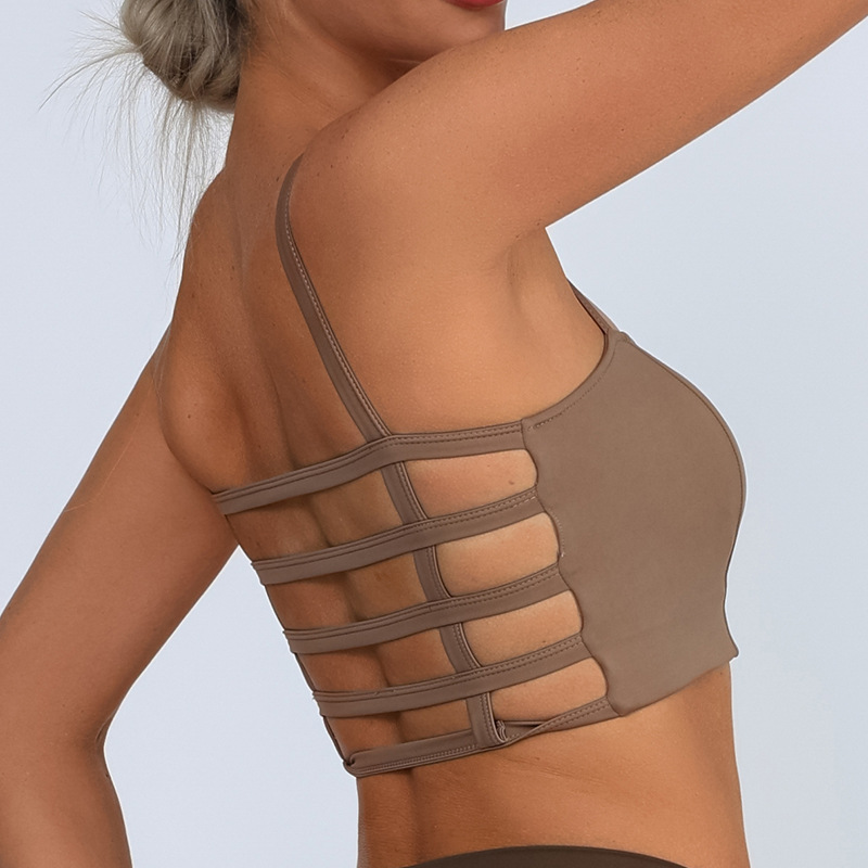 Nueva ropa de yoga desnuda de espalda de belleza transfronteriza