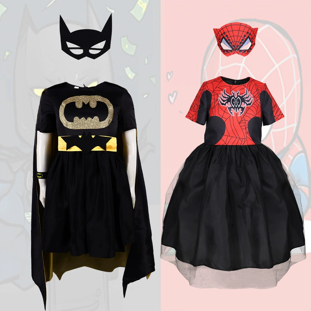 Амазонка Горячая ролевая косплей костюм детская юбка-юбка костюм для сценического исполнения летучая мышь-паук