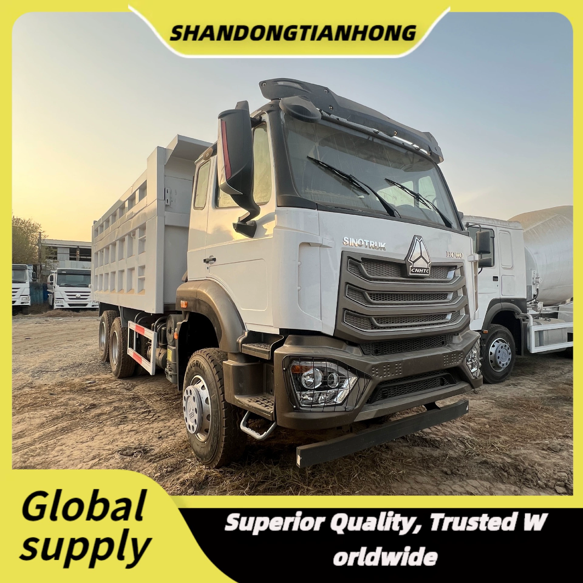Производитель трансграничные прямые продажи экспорт Sinotruk HOWO Howo Shaanxi Automobile тяжёлый грузовой трактор самосвал инженерная перевозка полуприцеп