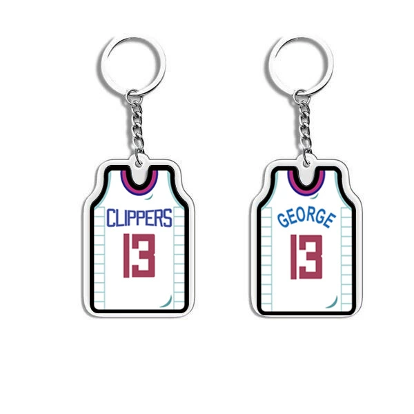 П pendant из акрилового джерси, мини униформа подвеска, 4.6×3.2 см, акрил + металл