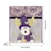 Purple sequin chair cover elk