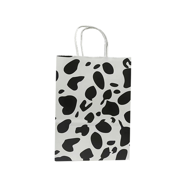 Amazon transfronterizo leopardo impresión serie moda bolsa de papel bolsa de regalo Portátil Bolsa de regalo exquisita bolsa de regalo en stock