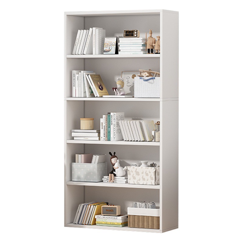 Estantería pequeño estante de almacenamiento piso de los niños simple libro gabinete ahorro de espacio escritorio del estudiante de múltiples capas de almacenamiento rack casa