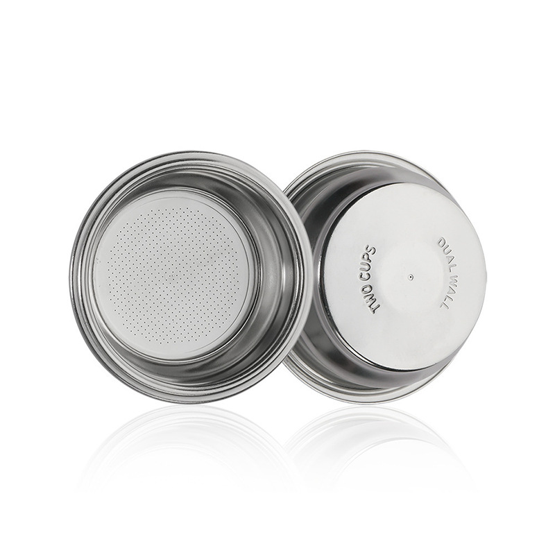 Coffee Machine 58mm Stainless Steel Brewing Head with 18g Single Cup Double Cup Pressurized Powder Bowl Enhanced Version