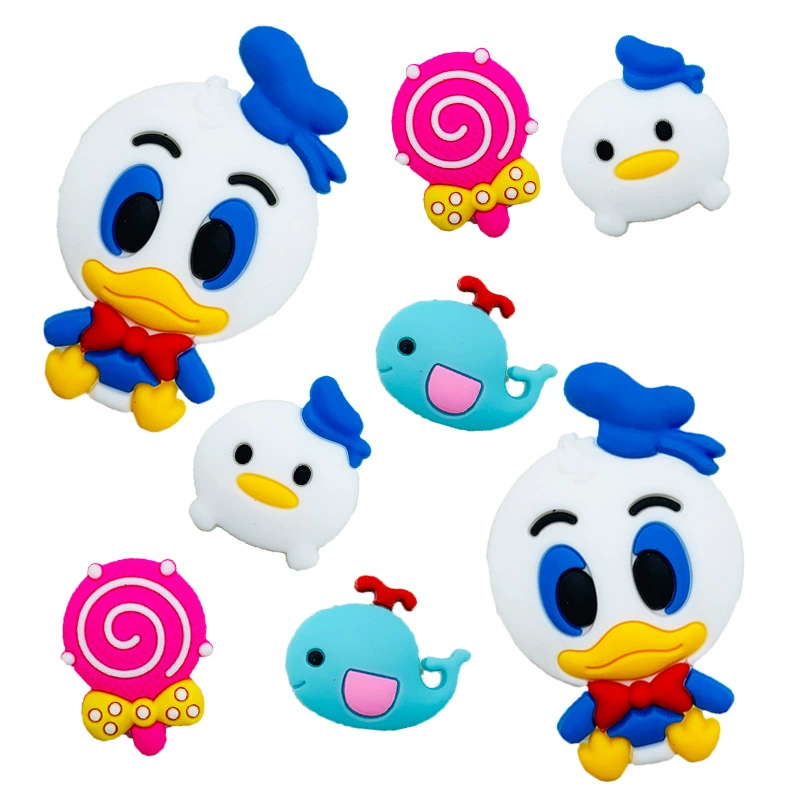 Новый стиль анимированные туфли Donar Duck пещерные туфли цветочные туфли аксессуары DIY пещерные туфли аксессуары обувь декоративные туфли декоративные пряжки