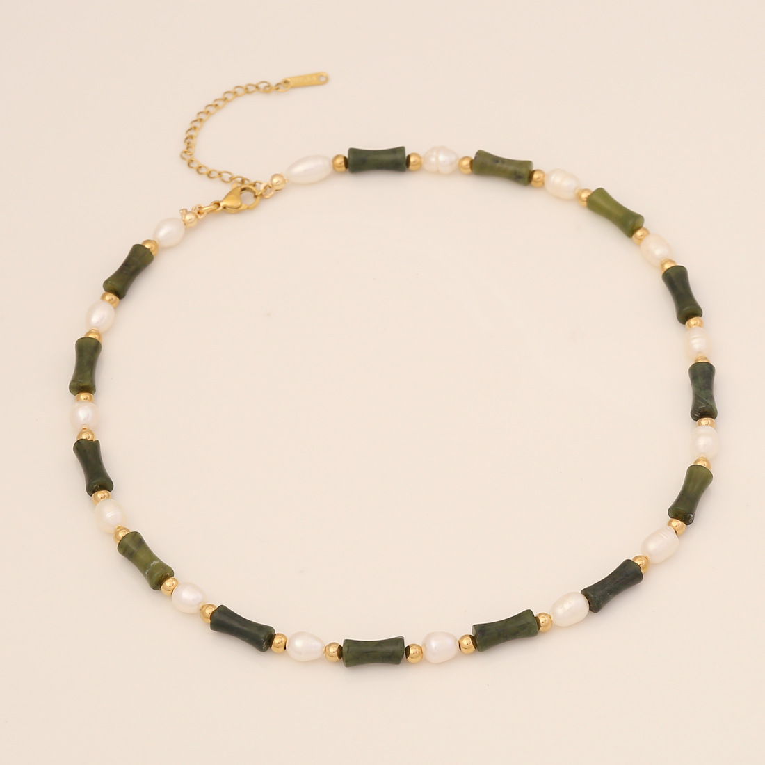 Original Design Leaf Mother pearl shellfish Plating Necklace 1 Piece