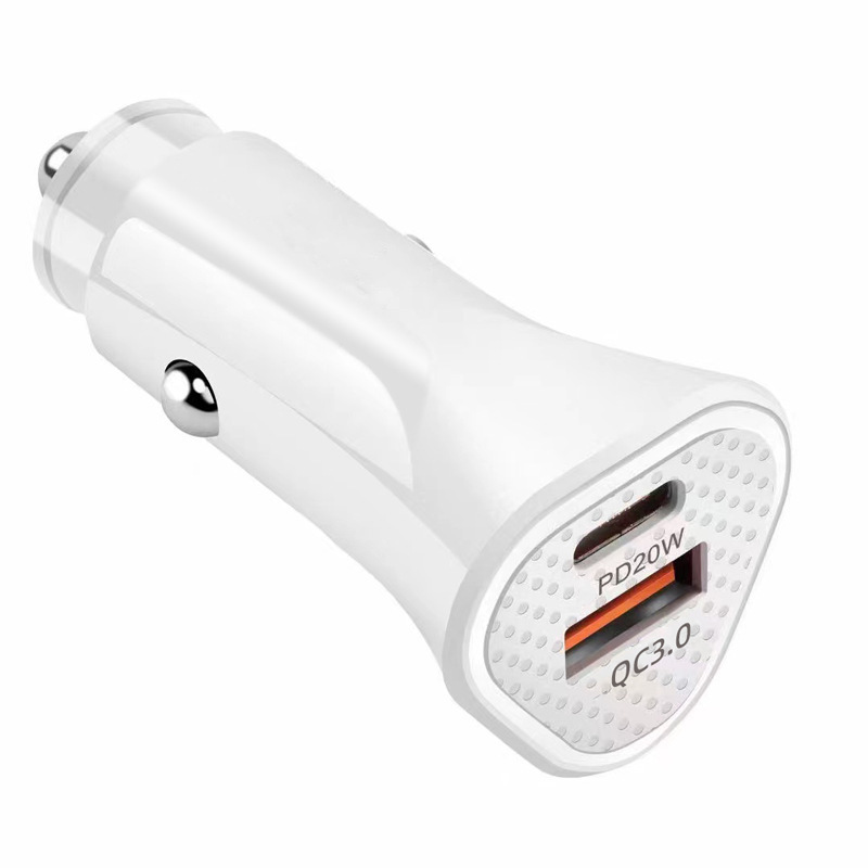 PD 車の充電器急速充電デュアルポート 38 ワット QC + タイプ c 車の充電器シガーライターワンツーツー車の充電ヘッド|undefined