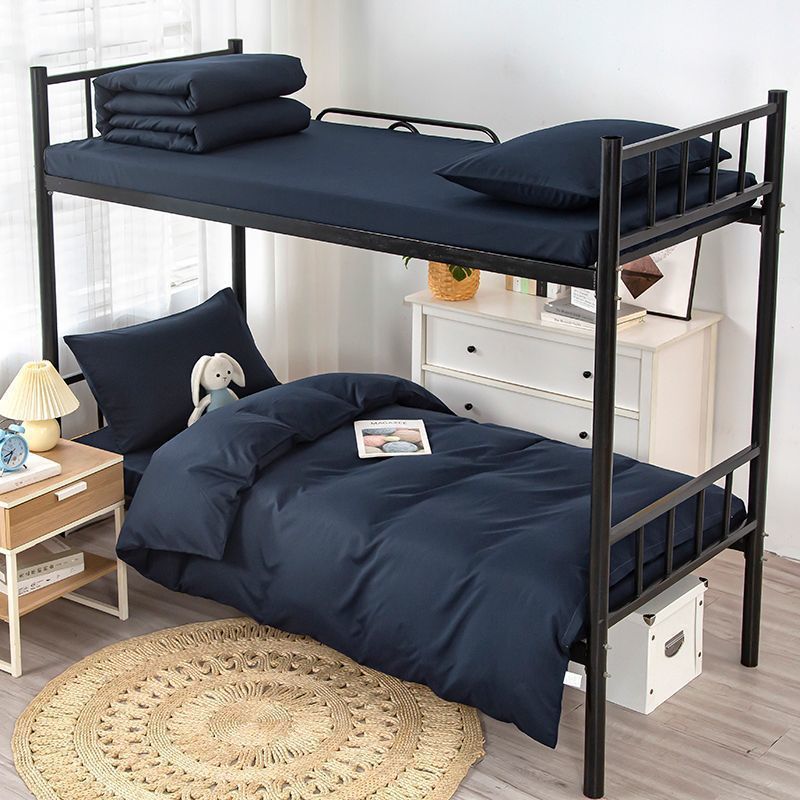 Edredón de color sólido un conjunto de edredón de invierno Core Four Seasons dormitorio de estudiantes universal edredón de algodón de primavera y otoño conjunto de cuatro o seis piezas