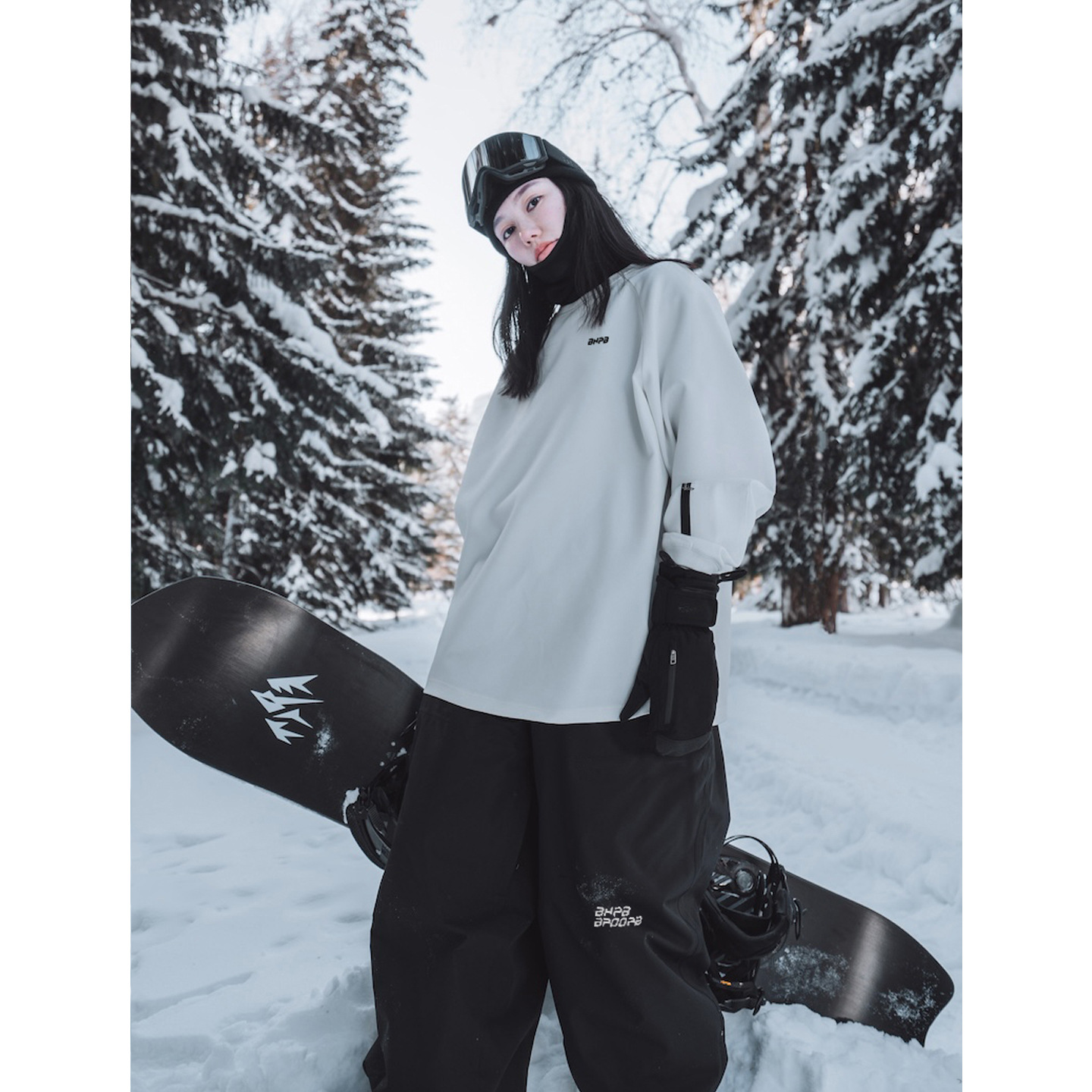 Ski Wear for Women, Men's Couple Sweatshirts, Waterproof Inner Layer, Middle Layer Tops, Special for Indoor Ski Resorts