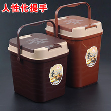 按键茶桶茶水桶茶渣桶塑料排水桶功夫茶具配件家用小号茶叶排废水