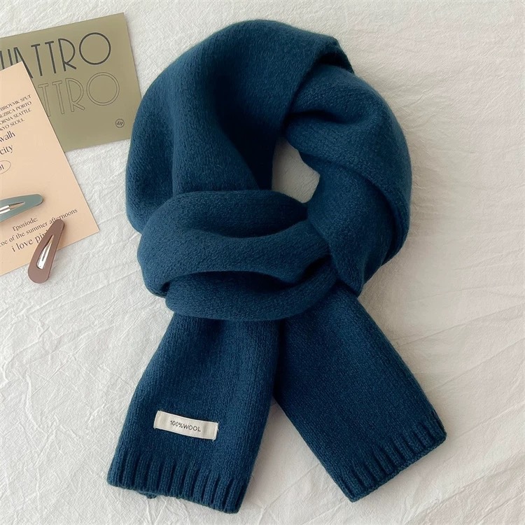 High quality pure wool-navy blue