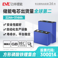 EVE リチウムリン酸鉄リチウム電池 3.2V 22-628Ah エネルギー貯蔵電源 lifepo4 リチウムリン酸鉄
