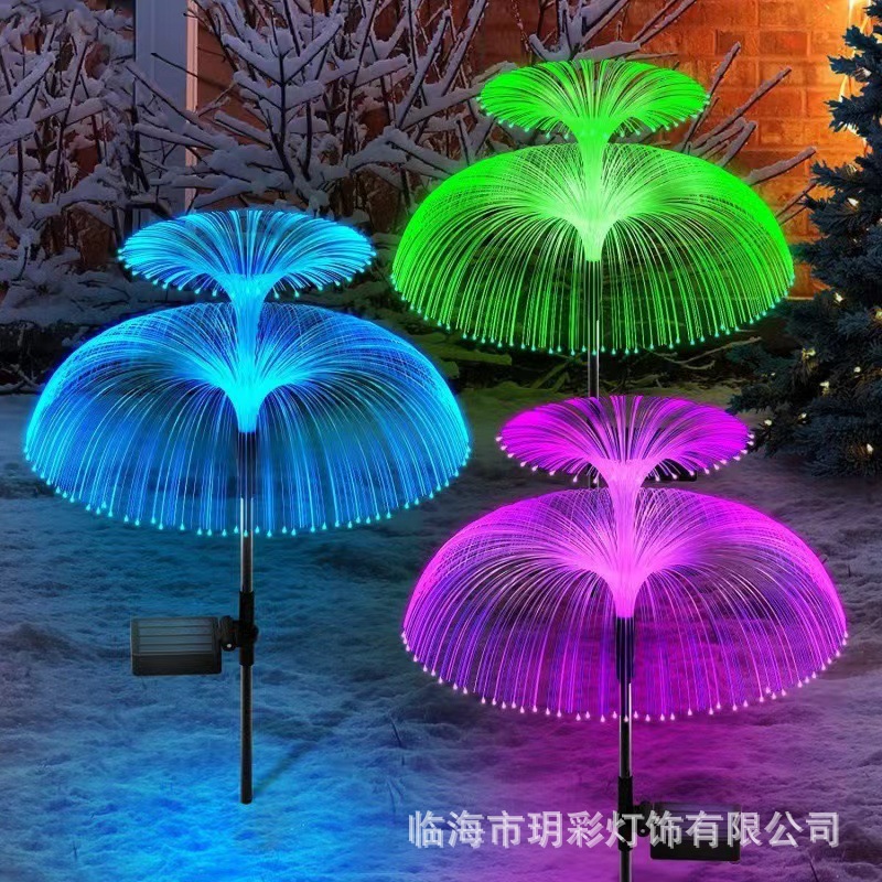 Светильник садовый солнечный YC-Медуза RGB