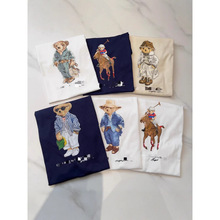 拉夫小熊高端棉质印花工艺小熊T恤女 25年新品