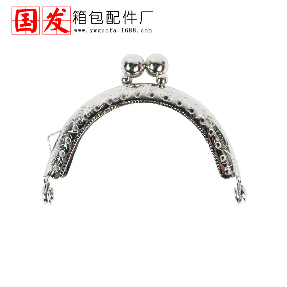 6.5CM semicircular cóncava tamaño de cabeza de perla, boca de goteo de agua bronce dorado, plata cuatro colores opcionales