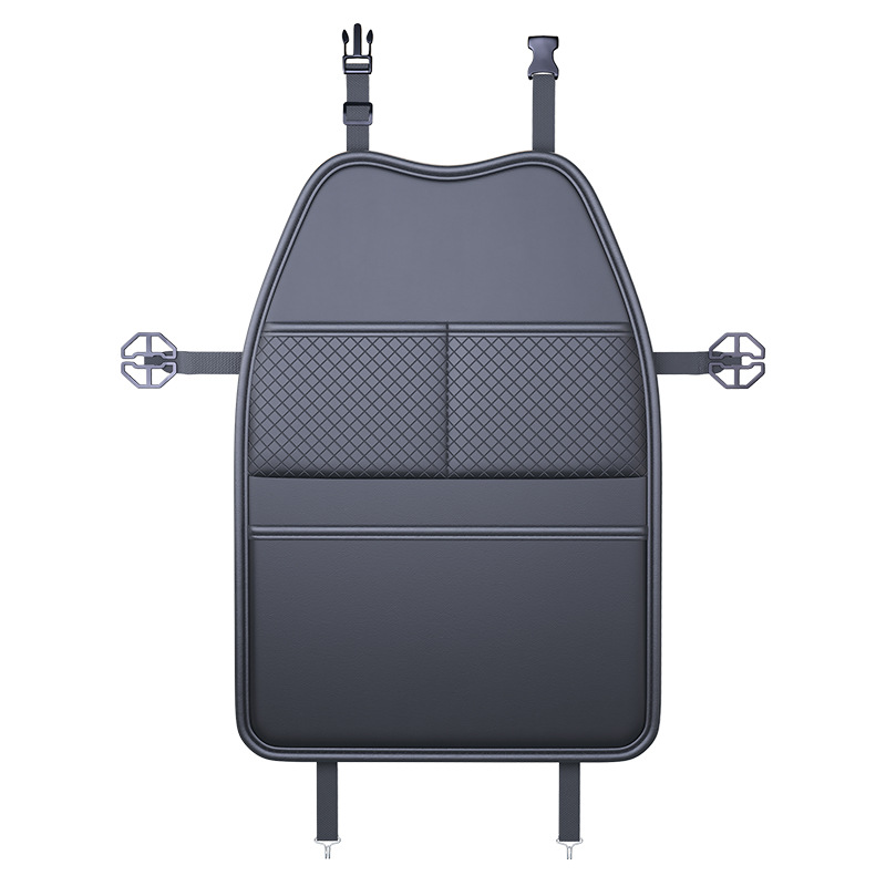 Erheyi – 2-in-1 Car Chair back anti-kick pad - 3143-rhombus-kick-mat